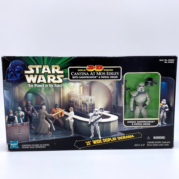 Star Wars Cantina At Mos Eisley 3-D Diorama playset & Sandtrooper Figure 1998 - Picture 13 of 13